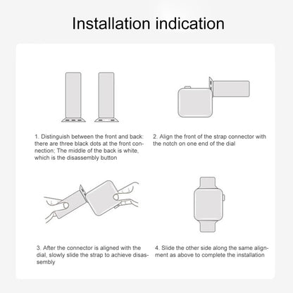 For Apple Watch Ultra 49mm Loop Woven Nylon Watch Band(Midnight) by buy2fix