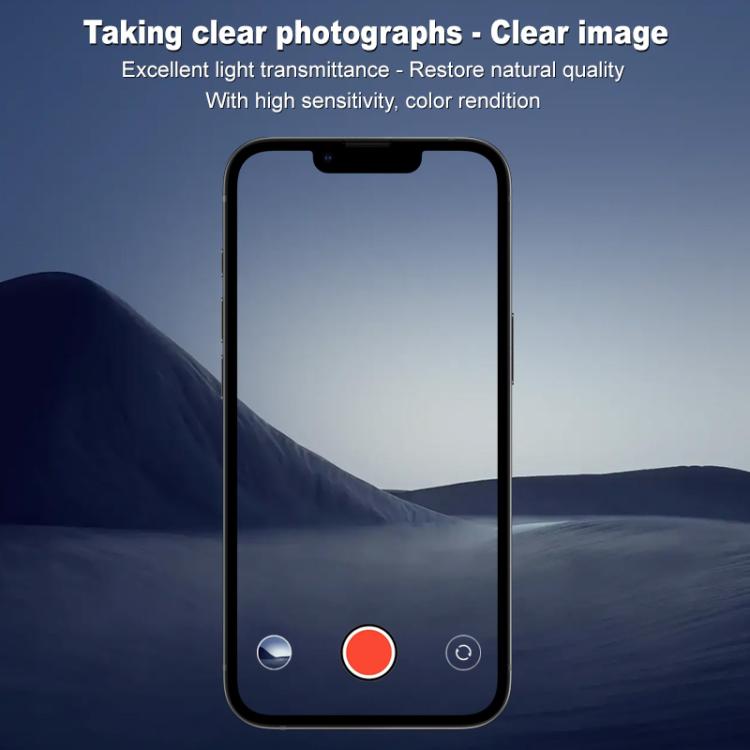 For iPhone 16e imak High Definition Integrated Glass Lens Film Black Version - iPhone 16e Tempered Glass by imak | Online Shopping UK | buy2fix