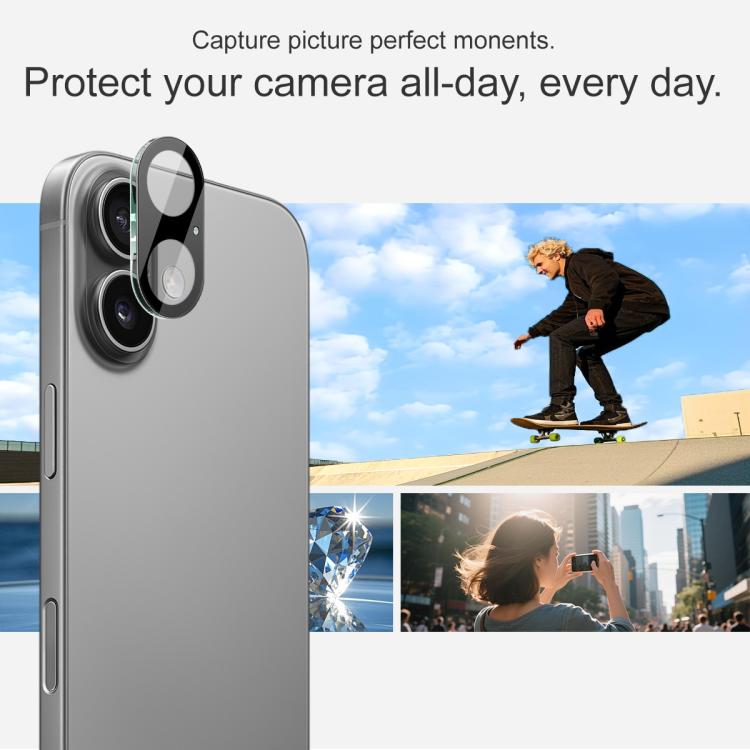 For iPhone 17 imak High Definition Integrated Glass Lens Film Black Version - iPhone 17 Tempered Glass by imak | Online Shopping UK | buy2fix