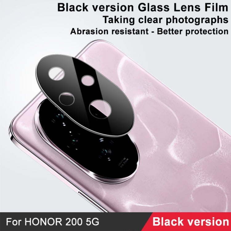 For Honor 200 IMAK Rear Camera Lens Glass Film Black Version - Other by imak | Online Shopping UK | buy2fix