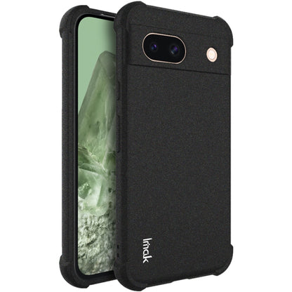 For Google Pixel 8a imak Shockproof Airbag TPU Phone Case(Matte Black) - Google Cases by imak | Online Shopping UK | buy2fix