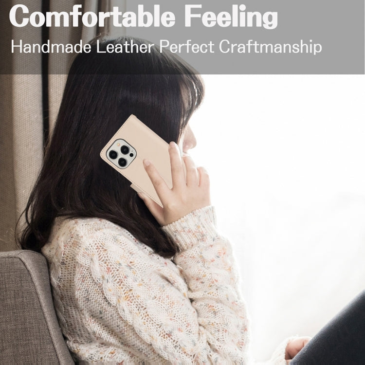 For iPhone 14 Plus YM016 Rhombic Zipper Card Wallet Leather Phone Case with Lanyard(Apricot) - iPhone 14 Plus Cases by buy2fix | Online Shopping UK | buy2fix