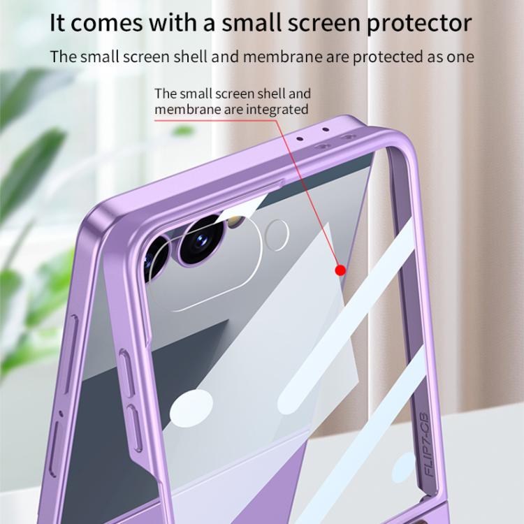 For Samsung Galaxy Z Flip7 5G GKK Integrated Ultra-thin Wristband Holder Phone Case(Green) - Galaxy Z Flip7 5G Cases by GKK | Online Shopping UK | buy2fix