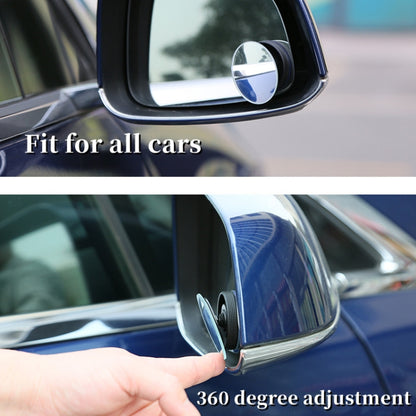 3R 3R-357 Car Suction Cup Auxiliary Side View Mirror Round Blind Spot Mirror - Convex Mirror & Accessories by 3R | Online Shopping UK | buy2fix