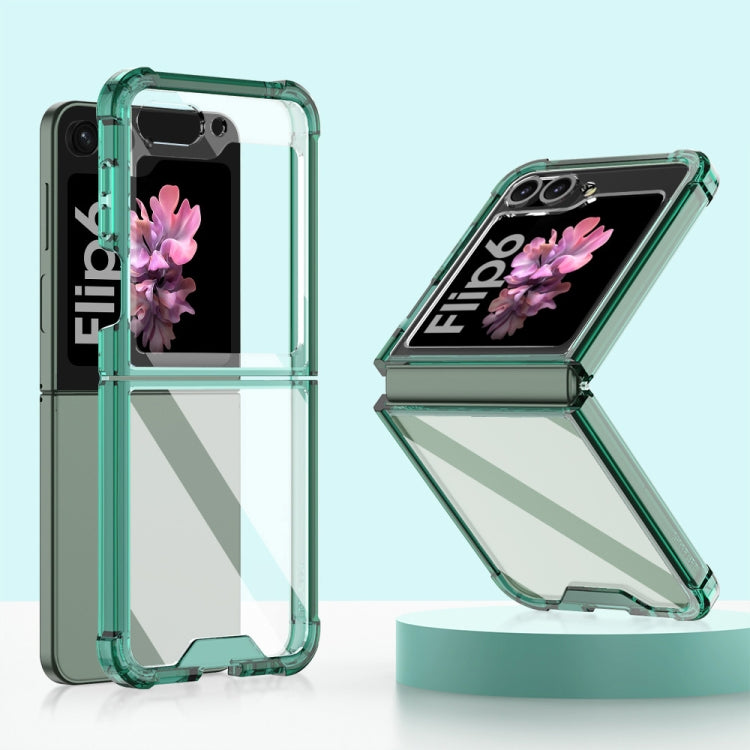 For Samsung Galaxy Z Flip6 / Flip7 FE GKK Airbag Full Coverage Phone Case(Green) by GKK