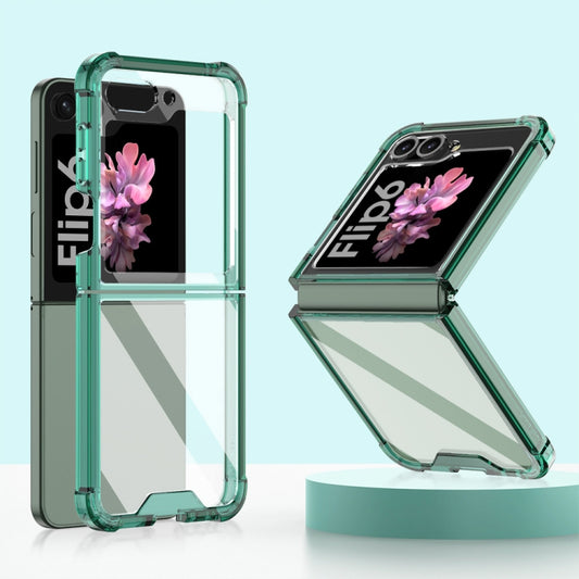 For Samsung Galaxy Z Flip6 / Flip7 FE GKK Airbag Full Coverage Phone Case(Green) by GKK