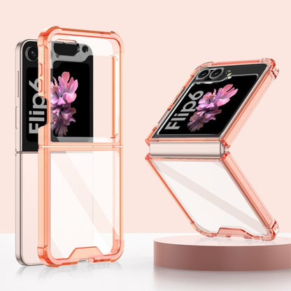 For Samsung Galaxy Z Flip6 / Flip7 FE GKK Airbag Full Coverage Phone Case(Orange) by GKK