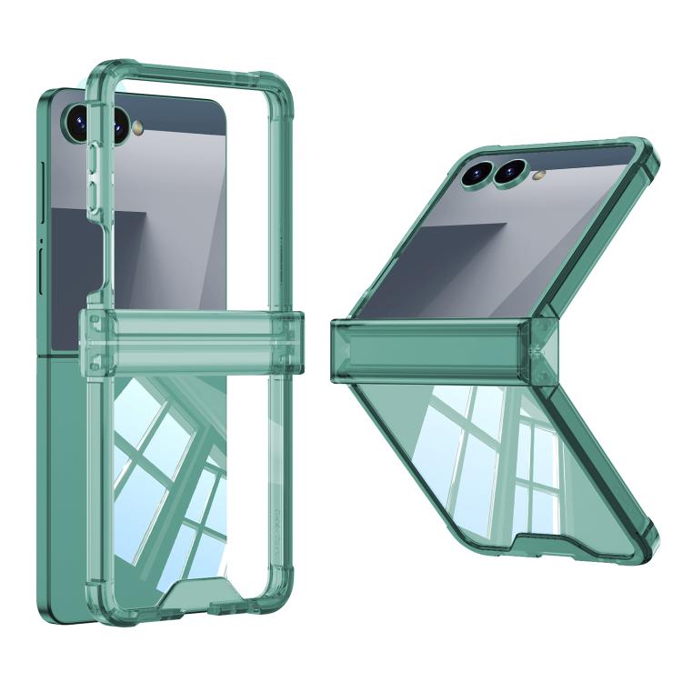 For Samsung Galaxy Z Flip7 5G GKK Airbag Hinge Full Coverage Phone Case(Green) - Galaxy Z Flip7 5G Cases by GKK | Online Shopping UK | buy2fix