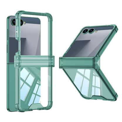 For Samsung Galaxy Z Flip7 5G GKK Airbag Hinge Full Coverage Phone Case(Green) - Galaxy Z Flip7 5G Cases by GKK | Online Shopping UK | buy2fix