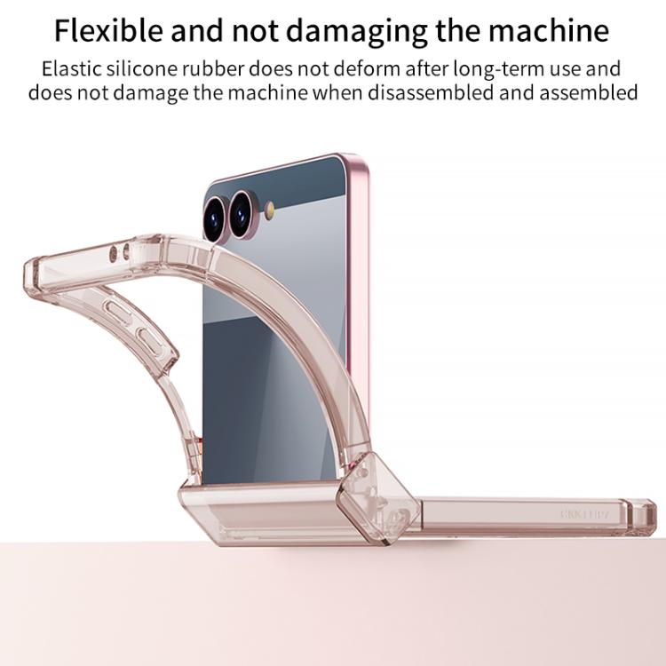 For Samsung Galaxy Z Flip7 5G GKK Airbag Hinge Full Coverage Phone Case(Green) - Galaxy Z Flip7 5G Cases by GKK | Online Shopping UK | buy2fix