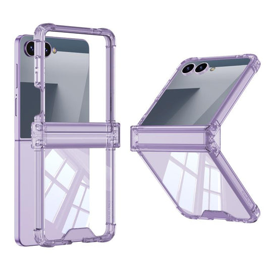 For Samsung Galaxy Z Flip7 5G GKK Airbag Hinge Full Coverage Phone Case(Purple) - Galaxy Z Flip7 5G Cases by GKK | Online Shopping UK | buy2fix
