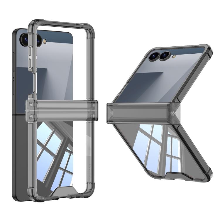 For Samsung Galaxy Z Flip7 5G GKK Airbag Hinge Full Coverage Phone Case(Black) - Galaxy Z Flip7 5G Cases by GKK | Online Shopping UK | buy2fix