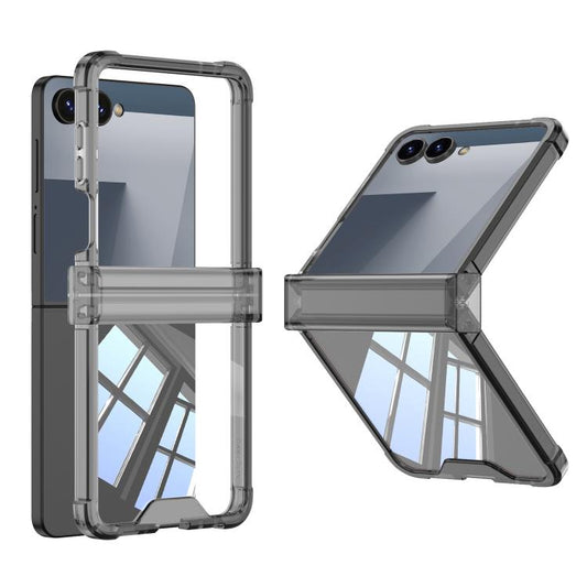 For Samsung Galaxy Z Flip7 5G GKK Airbag Hinge Full Coverage Phone Case(Black) - Galaxy Z Flip7 5G Cases by GKK | Online Shopping UK | buy2fix