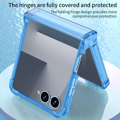 For Samsung Galaxy Z Flip7 5G GKK Airbag Hinge Full Coverage Phone Case(Transparent) - Galaxy Z Flip7 5G Cases by GKK | Online Shopping UK | buy2fix