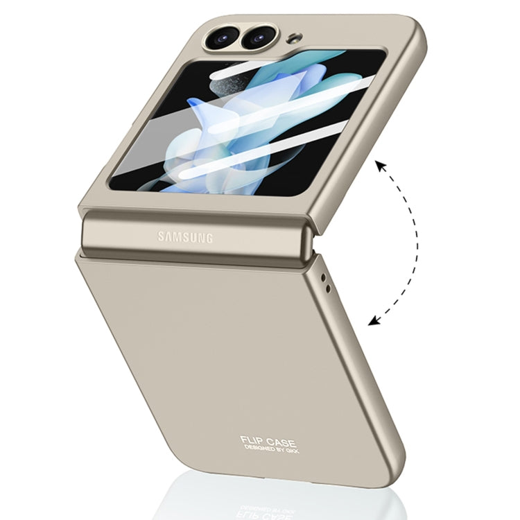 For Samsung Galaxy Z Flip6 / Flip7 FE GKK Integrated Ultra-thin Full Coverage Phone Case(Silver) by GKK