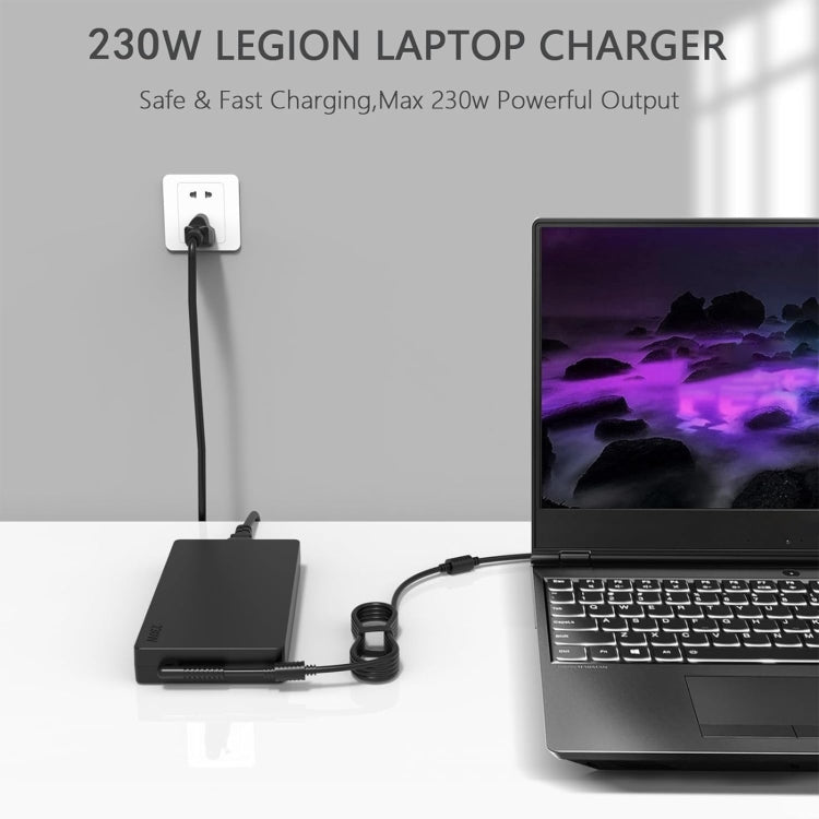 230W 20V 11.5A Laptop Notebook Power Adapter For Lenovo Big Square USB, Plug:EU Plug - For Lenovo by buy2fix | Online Shopping UK | buy2fix