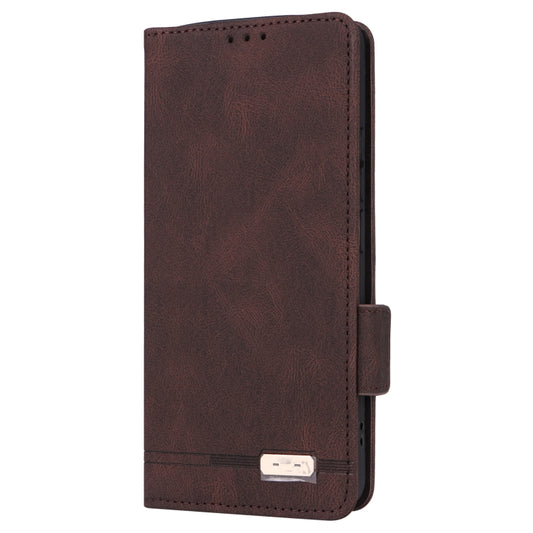 For Redmi K70 / K70 Pro Magnetic Clasp Leather Phone Case(Brown) by buy2fix