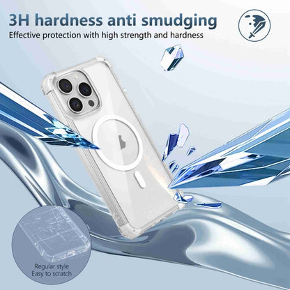 For iPhone 12 Pro Max Transparent MagSafe Magnetic Phone Case(Transparent) - iPhone 12 Pro Max Cases by buy2fix | Online Shopping UK | buy2fix