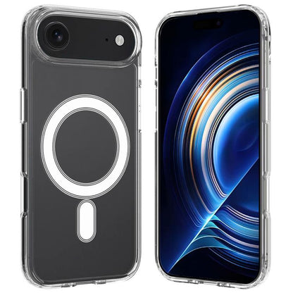 For iPhone Air MagSafe Clear Acrylic PC Hybrid TPU Phone Case(Transparent) - iPhone Air Cases by buy2fix | Online Shopping UK | buy2fix