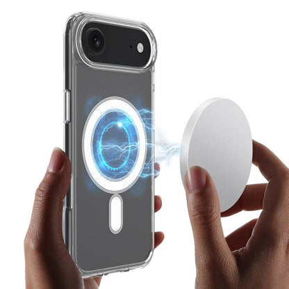 For iPhone Air MagSafe Clear Acrylic PC Hybrid TPU Phone Case(Transparent) - iPhone Air Cases by buy2fix | Online Shopping UK | buy2fix