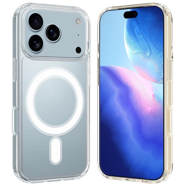 For iPhone 17 Pro Max MagSafe Clear Acrylic PC Hybrid TPU Phone Case(Transparent) - iPhone 17 Pro Max Cases by buy2fix | Online Shopping UK | buy2fix