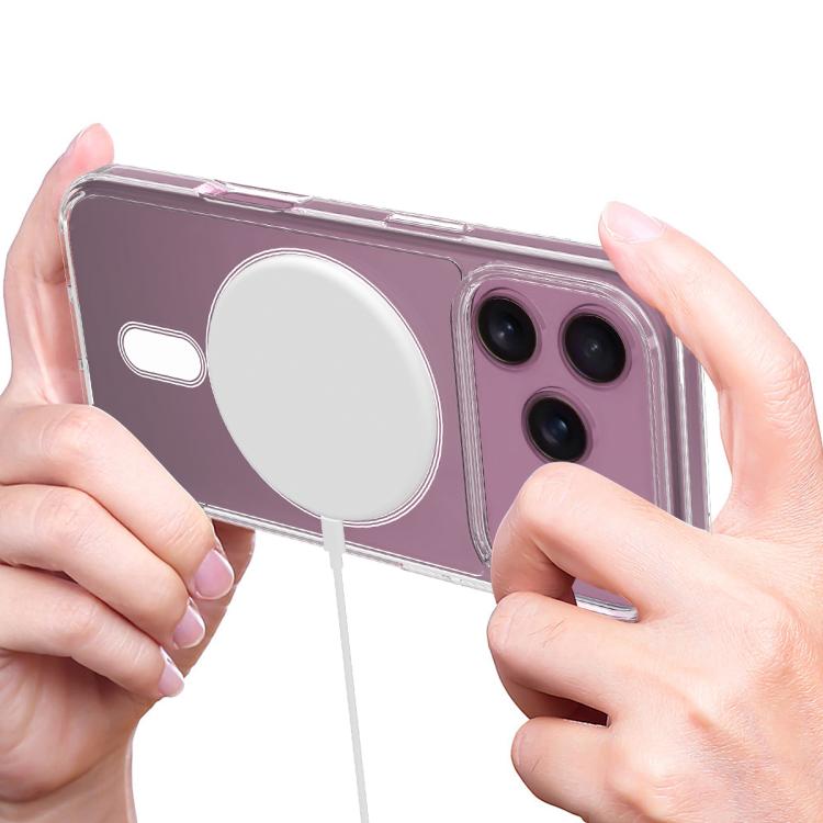 For iPhone 17 Pro MagSafe Clear Acrylic PC Hybrid TPU Phone Case(Transparent) - iPhone 17 Pro Cases by buy2fix | Online Shopping UK | buy2fix