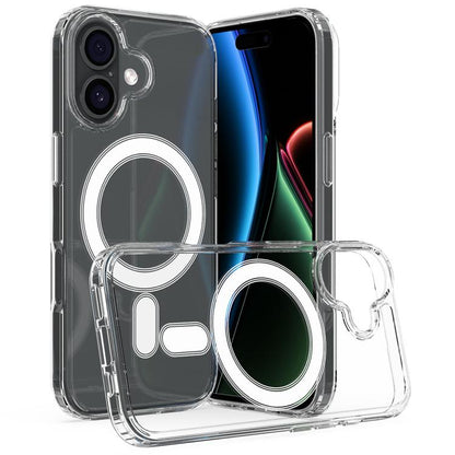 For iPhone 17 MagSafe Clear Acrylic PC Hybrid TPU Phone Case(Transparent) - iPhone 17 Cases by buy2fix | Online Shopping UK | buy2fix