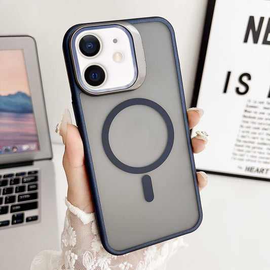 For iPhone 11 J3 Magsafe Frame Bracket Shockproof Phone Case(Royal Blue) - iPhone 11 Cases by buy2fix | Online Shopping UK | buy2fix