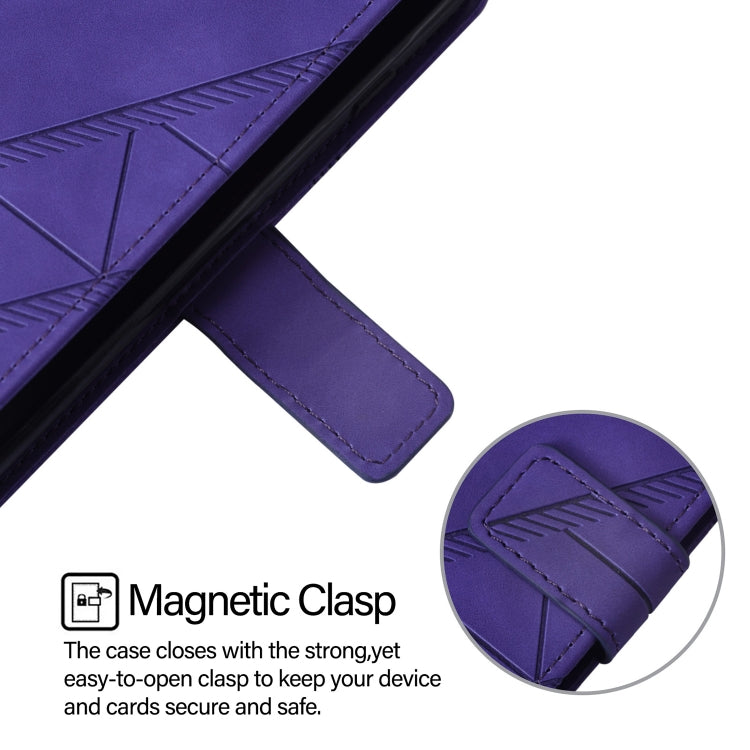 For Ulefone Note 14 Crossbody 3D Embossed Flip Leather Phone Case(Purple) by buy2fix