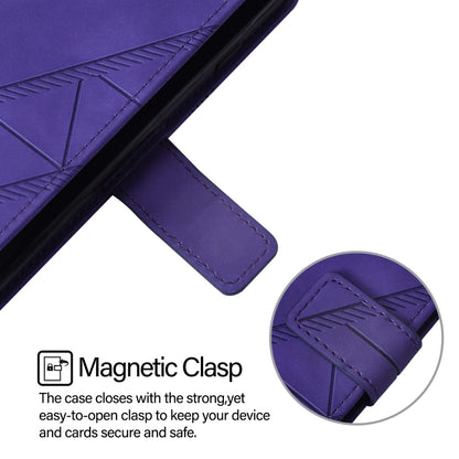 For Ulefone Note 14 Crossbody 3D Embossed Flip Leather Phone Case(Purple) by buy2fix