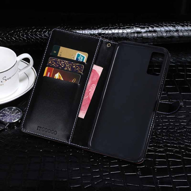 For Cubot P40 idewei Crocodile Texture Horizontal Flip Leather Case with Holder & Card Slots & Wallet(Black) - More Brand by idewei | Online Shopping UK | buy2fix