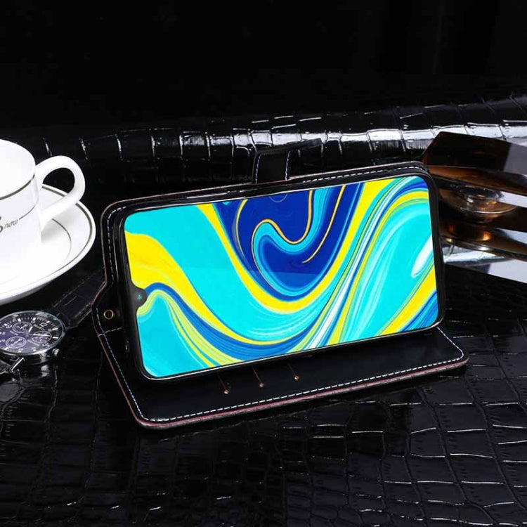 For Cubot P40 idewei Crocodile Texture Horizontal Flip Leather Case with Holder & Card Slots & Wallet(Black) - More Brand by idewei | Online Shopping UK | buy2fix