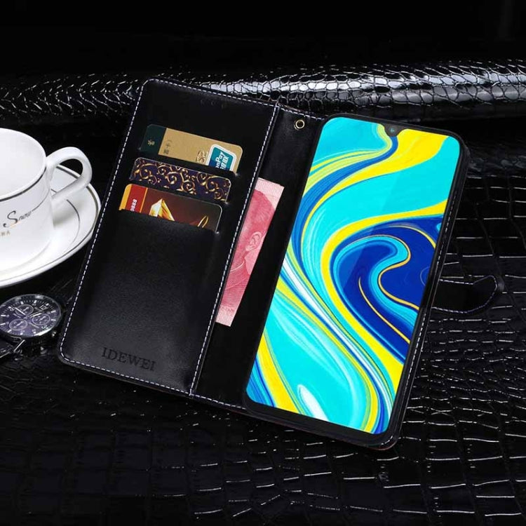 For Cubot P40 idewei Crocodile Texture Horizontal Flip Leather Case with Holder & Card Slots & Wallet(Black) - More Brand by idewei | Online Shopping UK | buy2fix