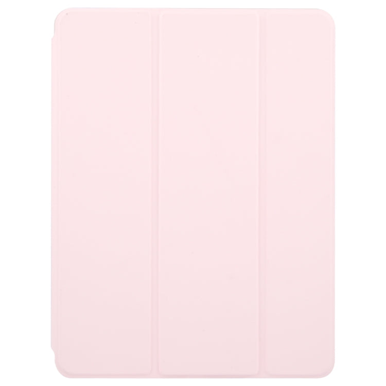 For iPad Air 13 2024 GEBEI Acrylic TPU 3-folding Rotating Smart Tablet Leather Case withh Pen Slot(Pink) - iPad Air 13 2024 Cases by GEBEI | Online Shopping UK | buy2fix