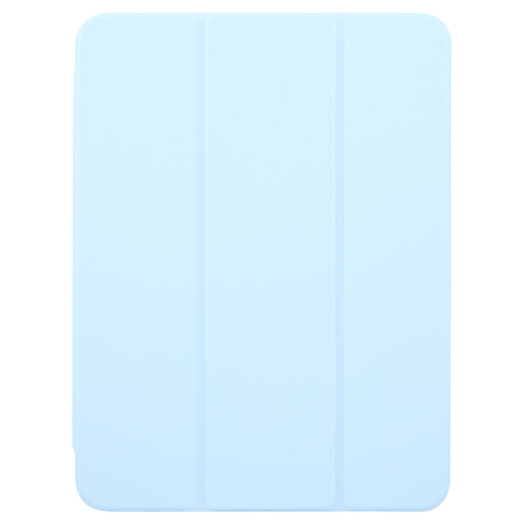 For iPad Pro 13 2024 GEBEI Acrylic TPU 3-folding Rotating Smart Tablet Leather Case withh Pen Slot(Sky Blue) - iPad Pro 13 2024 Cases by GEBEI | Online Shopping UK | buy2fix