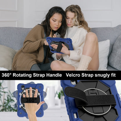 For iPad mini 2024 / mini 6 Contrast Color Robot Silicone Hybrid PC Tablet Case(Navy Black) - iPad mini 2024 Cases by buy2fix | Online Shopping UK | buy2fix