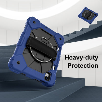 For iPad mini 2024 / mini 6 Contrast Color Robot Silicone Hybrid PC Tablet Case(Navy Black) - iPad mini 2024 Cases by buy2fix | Online Shopping UK | buy2fix