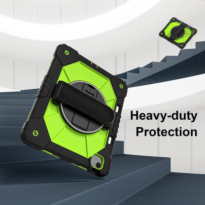 For iPad Air 13 2025 / 2024 Contrast Color Robot Silicone Hybrid PC Tablet Case(Black Yellow Green) - iPad Air 13 2025 / 2024 Cases by buy2fix | Online Shopping UK | buy2fix