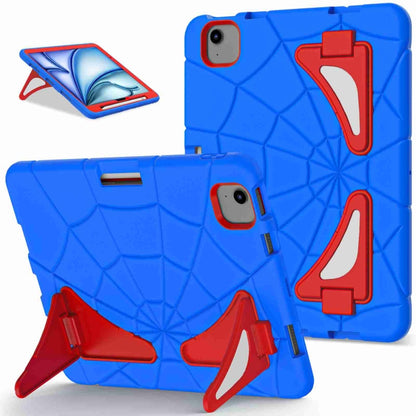For iPad Air 11 2025 / 2024 Silicone + PC Shockproof Protective Tablet Case(Blue Red) by buy2fix