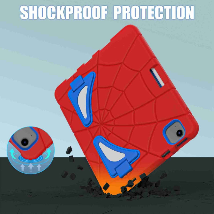 For iPad Air 11 2025 / 2024 Silicone + PC Shockproof Protective Tablet Case(Red Blue) by buy2fix