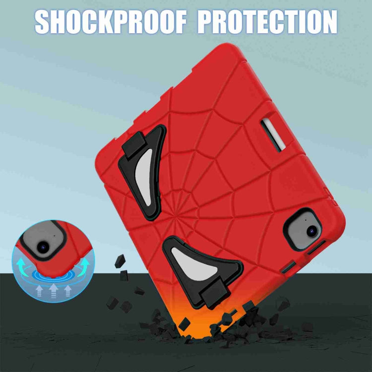 For iPad Air 11 2025 / 2024 Silicone + PC Shockproof Protective Tablet Case(Red Black) by buy2fix