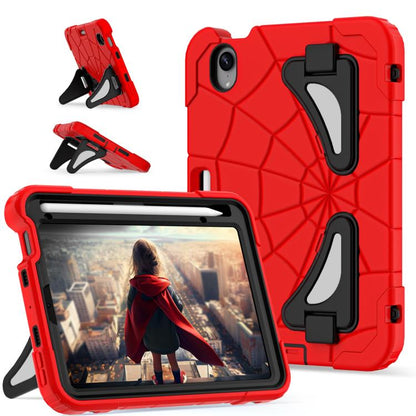 For iPad mini 2024 / mini 6 Silicone + PC Shockproof Protective Tablet Case(Red Black) - iPad mini 2024 Cases by buy2fix | Online Shopping UK | buy2fix