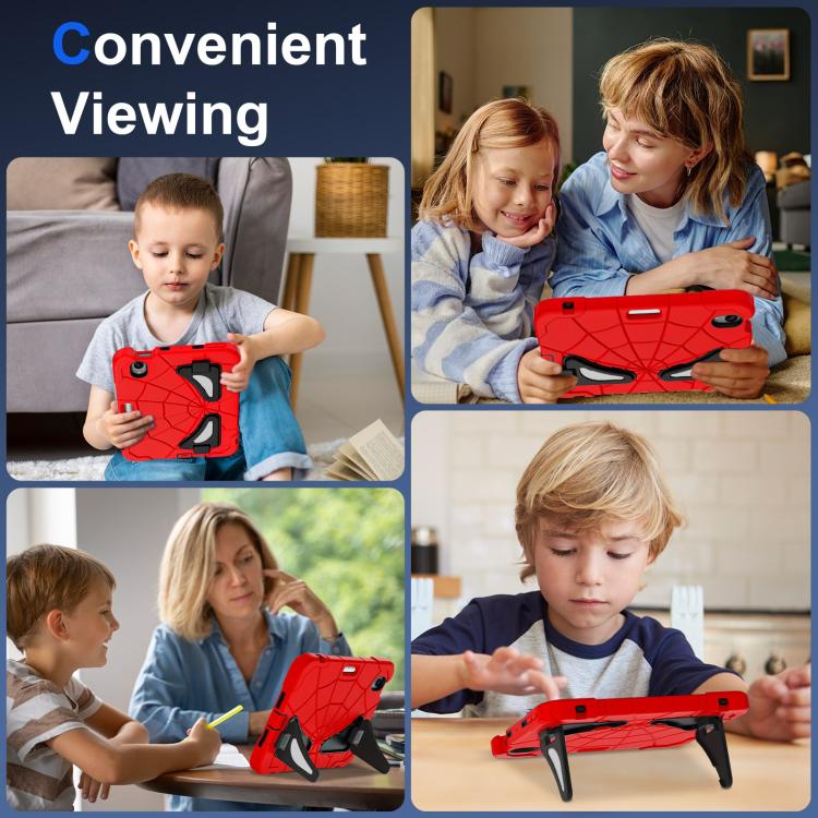 For iPad mini 2024 / mini 6 Silicone + PC Shockproof Protective Tablet Case(Red Black) - iPad mini 2024 Cases by buy2fix | Online Shopping UK | buy2fix