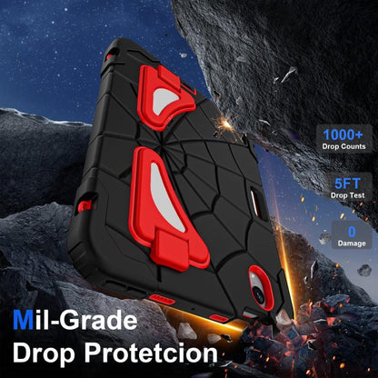 For iPad mini 2024 / mini 6 Silicone + PC Shockproof Protective Tablet Case(Black Red) - iPad mini 2024 Cases by buy2fix | Online Shopping UK | buy2fix