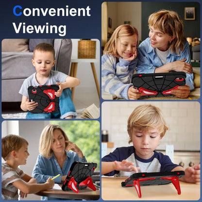 For iPad mini 2024 / mini 6 Silicone + PC Shockproof Protective Tablet Case(Black Red) - iPad mini 2024 Cases by buy2fix | Online Shopping UK | buy2fix