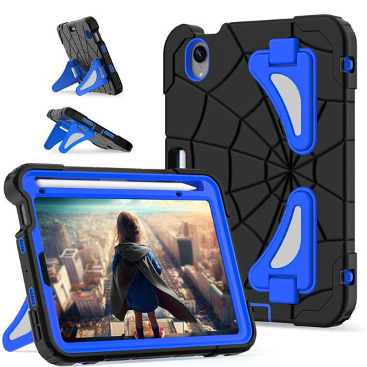 For iPad mini 2024 / mini 6 Silicone + PC Shockproof Protective Tablet Case(Black Blue) - iPad mini 2024 Cases by buy2fix | Online Shopping UK | buy2fix
