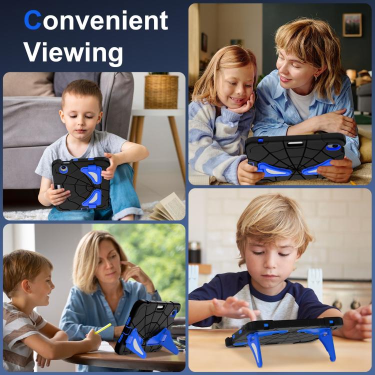 For iPad mini 2024 / mini 6 Silicone + PC Shockproof Protective Tablet Case(Black Blue) - iPad mini 2024 Cases by buy2fix | Online Shopping UK | buy2fix