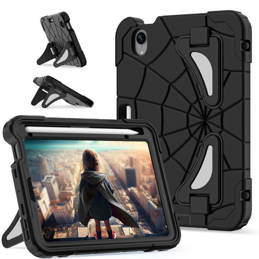 For iPad mini 2024 / mini 6 Silicone + PC Shockproof Protective Tablet Case(Black) - iPad mini 2024 Cases by buy2fix | Online Shopping UK | buy2fix