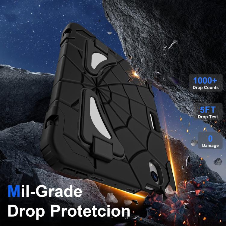 For iPad mini 2024 / mini 6 Silicone + PC Shockproof Protective Tablet Case(Black) - iPad mini 2024 Cases by buy2fix | Online Shopping UK | buy2fix