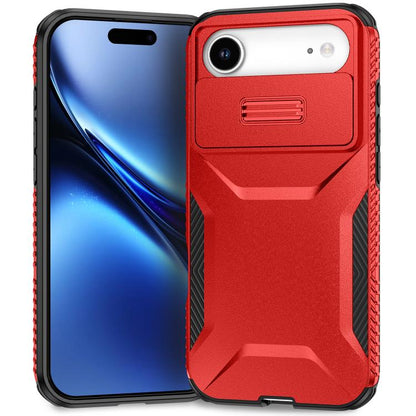 For iPhone Air Sliding Camshield Phone Case(Red) - iPhone Air Cases by buy2fix | Online Shopping UK | buy2fix